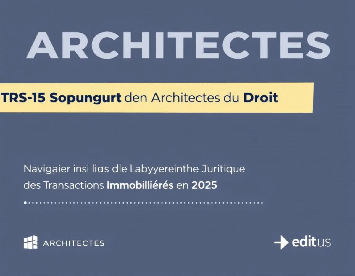 Architectes du Droit : Naviguer dans le Labyrinthe Juridique des Transactions Immobilières en 2025